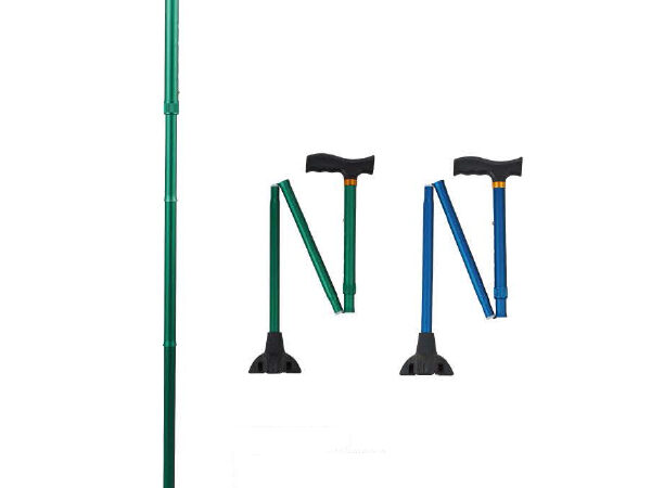 Folding Cane w Triple tip