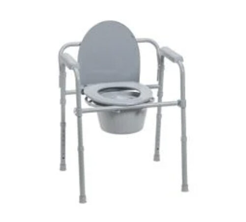 Steel Folding Bedside Commode