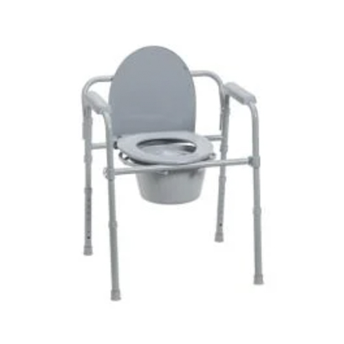 Steel Folding Bedside Commode